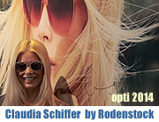 opti 2014 Weltpremiere: Claudia Schiffer und Rodenstock präsentierten am 10.01.2014 die gemeinsame Kollektion "Claudia Schiffer by Rodenstock" (©Foto: Martin Schmitz)